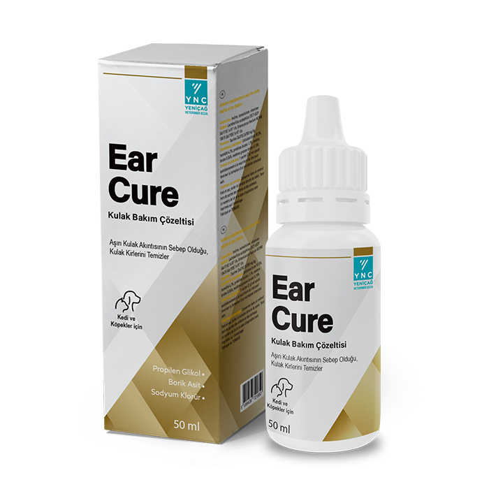 Ear Cure | Ear Cleaning Solution for Cats & Dogs | Odor & Wax Control