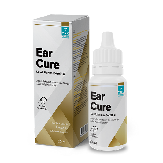 Ear Cure | Ear Cleaning Solution for Cats & Dogs | Odor & Wax Control