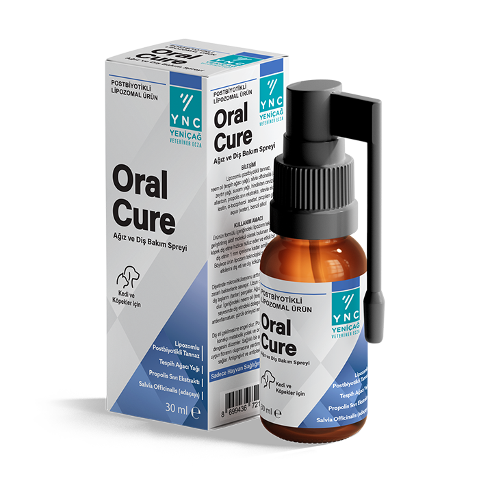 Oral Cure | Liposomal Oral Spray for Cats & Dogs | Postbiotic Dental & Gum Support | 30 ml