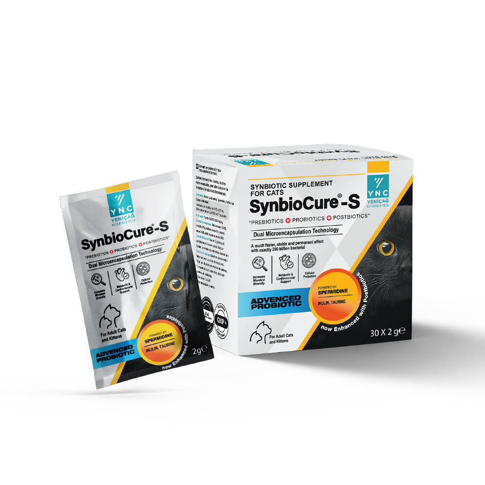 SynbioCure Feline Probiotics + Prebiotics 30x2g