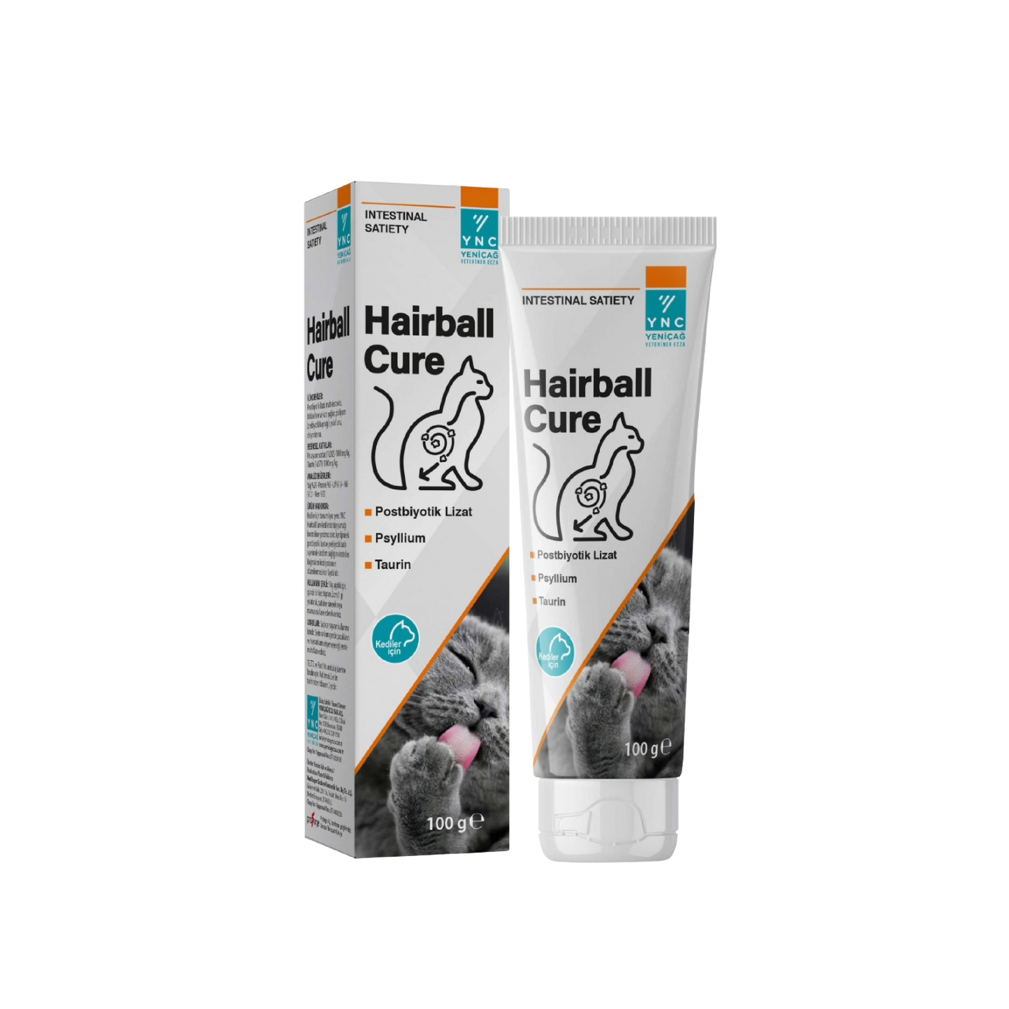 Hairball Cure | Postbiotic Hairball Control Paste for Cats | 100 g