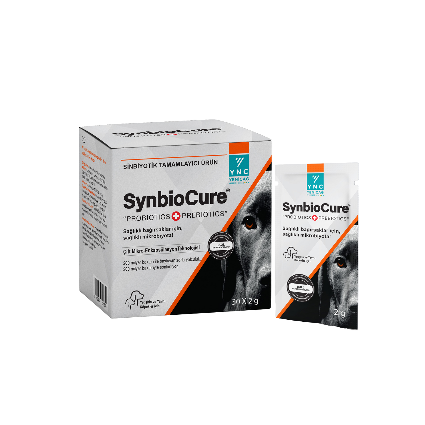 SynbioCure Canine Probiotics + Prebiotics | 30x2g