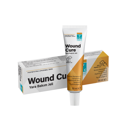 Wound Cure | Liposomal Wound Care Gel for Cats & Dogs | Postbiotic Repair | 30 ml